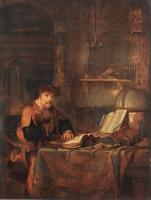 Eeckhout, Gerbrand van den - Scholar with his Books